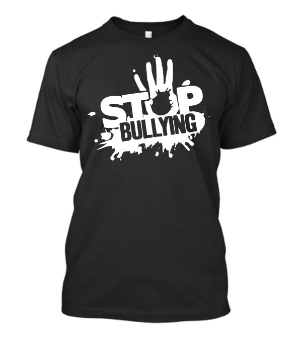 Stop Bullying Handprint Splash T-Shirt