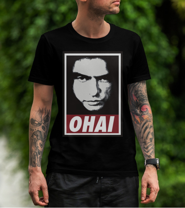 Tommy Wiseau Ohai The Room Obey Style Image T-Shirt