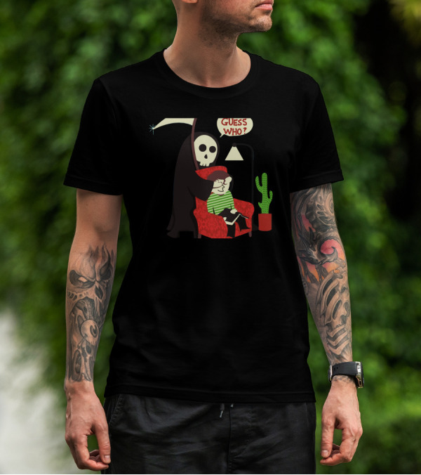 Guess Who Grim Reaper Cactus Chair T-Shirt