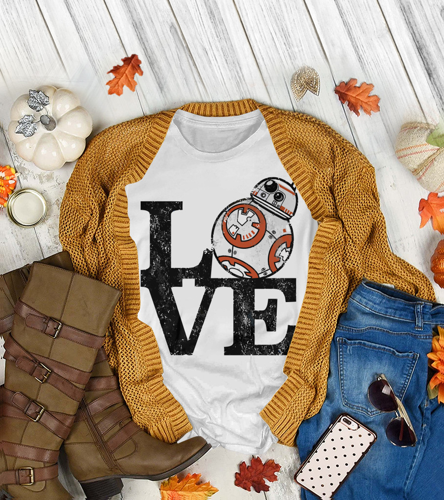 LOVE BB-8 Star Wars Droid T-Shirt