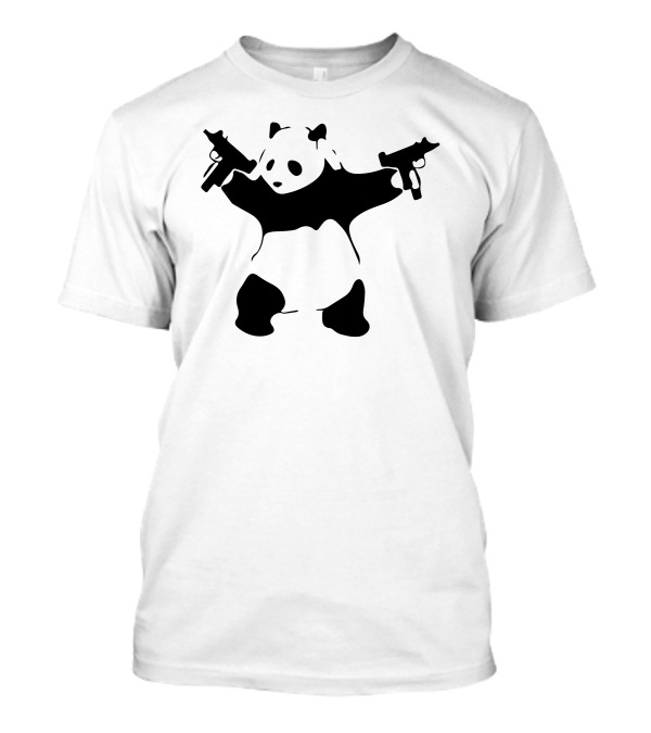 Panda Dual-Wielding Pistols T-Shirt
