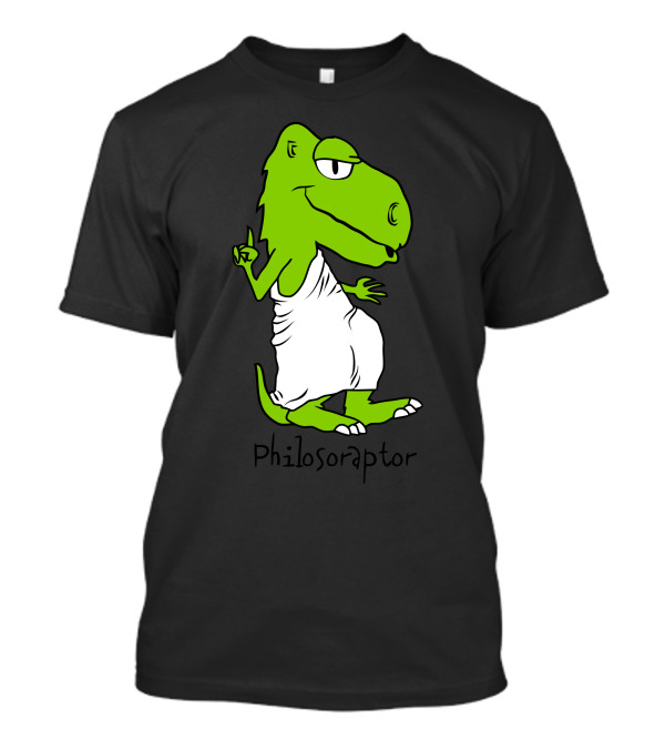 Philosoraptor Dinosaur In Toga T-Shirt