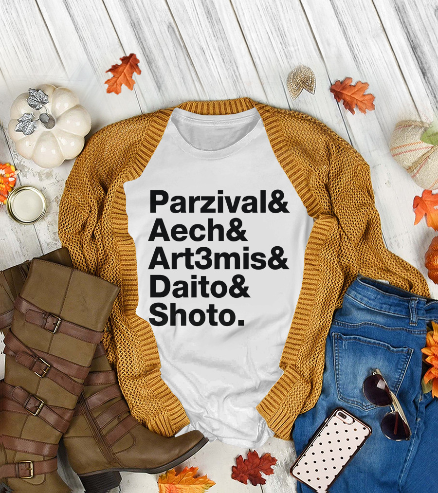 Ready Player One Parzival Aech Art3mis Daito Shoto T-Shirt