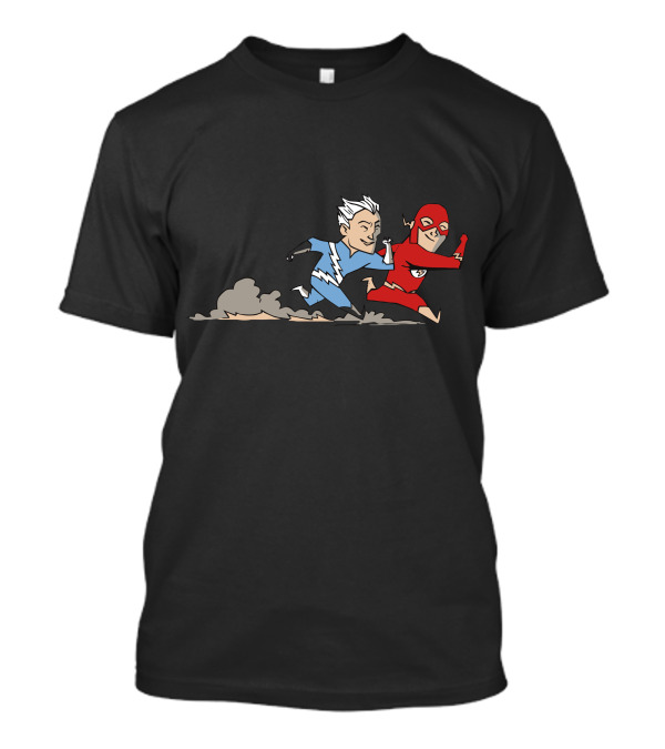 When Flash Race Quicksilver Running Heroes Rivalry T-Shirt