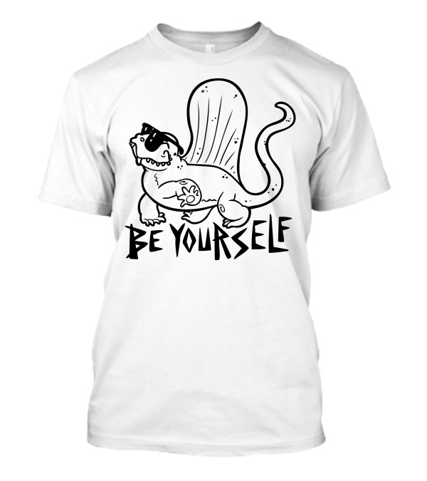 Be Yourself Cool Dinosaur With Sunglasses T-Shirt