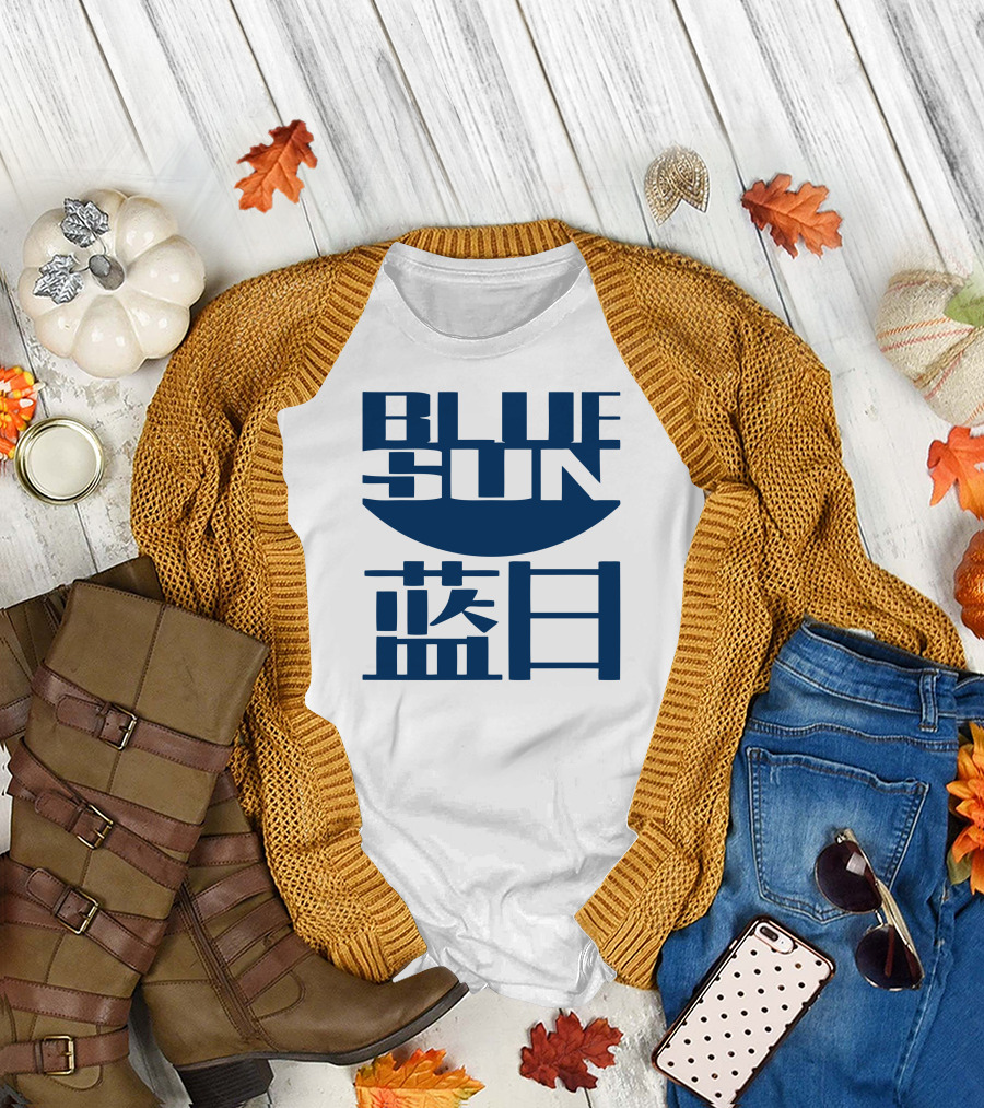 Blue Sun Firefly Serenity Chinese Characters T-Shirt
