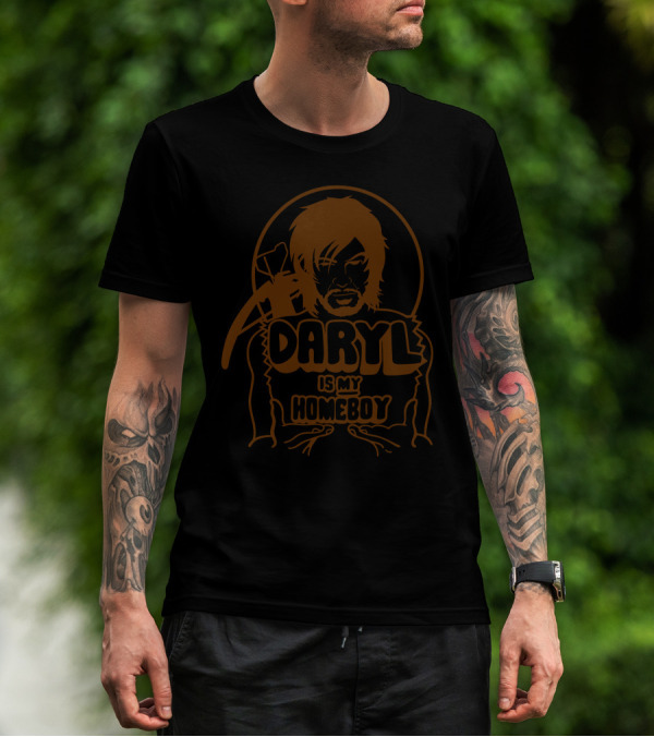 Daryl Is My Homeboy Crossbow Shadow T-Shirt