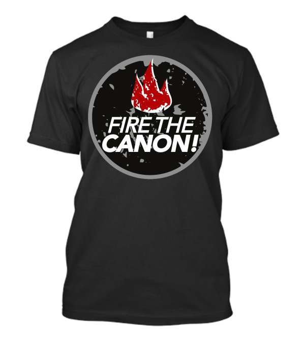 Fire The Canon Bold Flame Circle Emblem T-Shirt