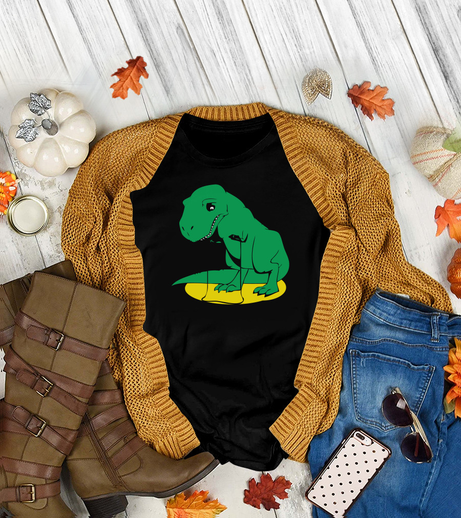 T-Rex Puppet Strings Dinosaur Humor Foiled Again T-Shirt