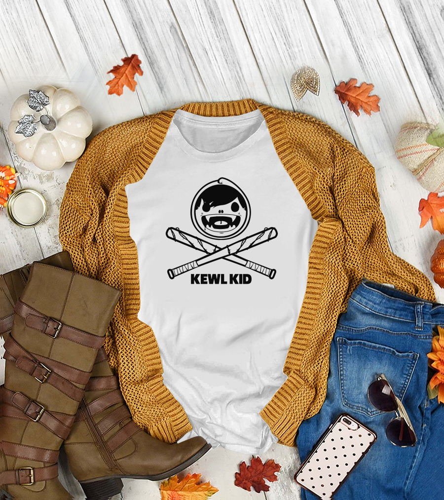 Kewl Kid Crossed Bats T-Shirt