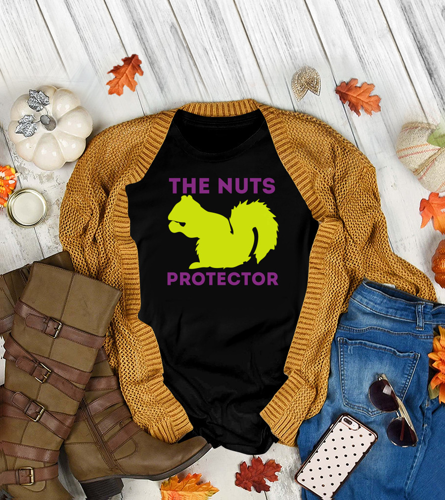 THE NUTS PROTECTOR SQUIRREL T-Shirt