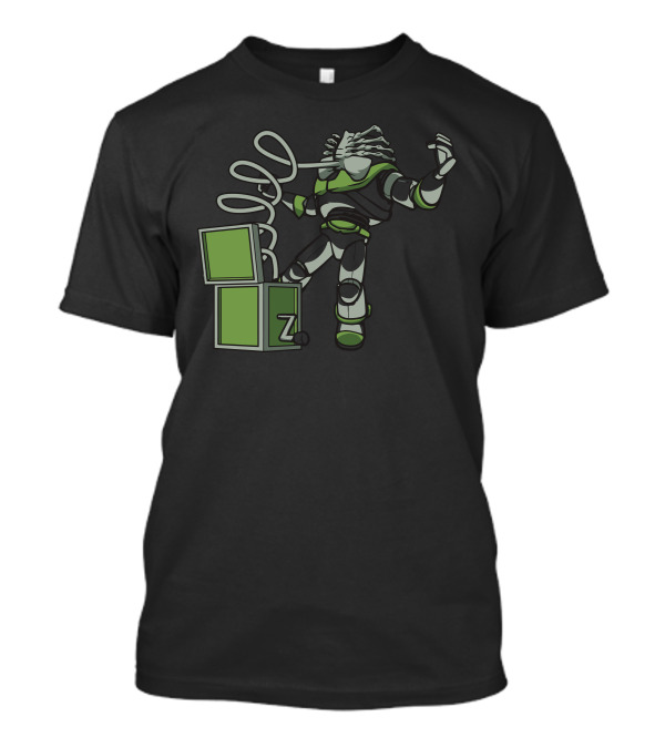 Hug In A Box Alien Robot Z Block T-Shirt