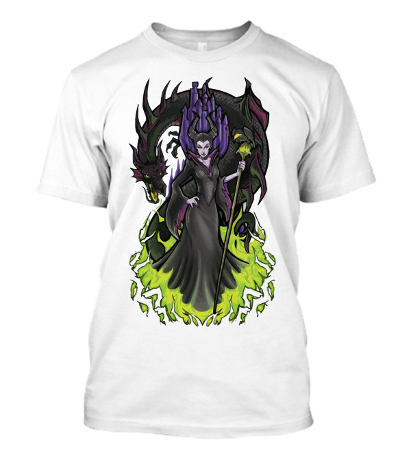I Am Not Afraid Maleficent Dragon Castle T-Shirt