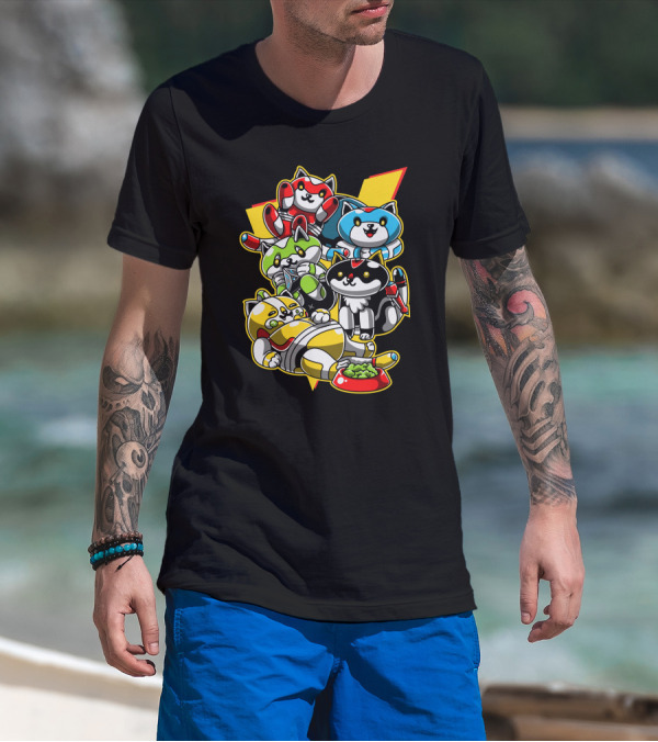 Voltron Cat Collector Vectorized T-Shirt