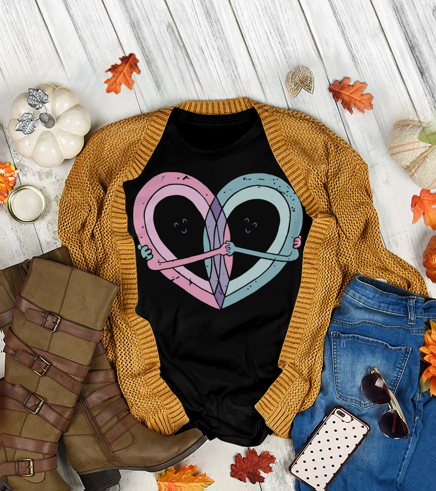 Pure Love Hugging Hearts T-Shirt