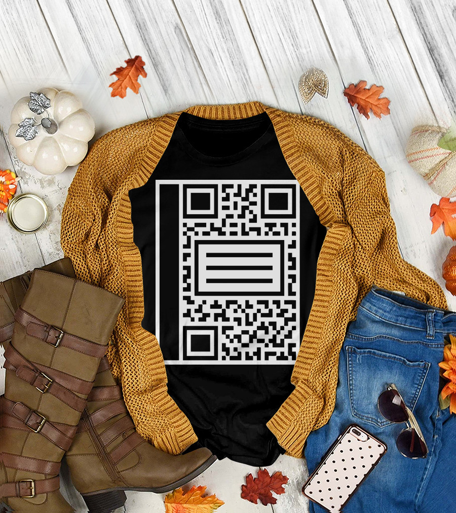 Qr Composition Barcode T-Shirt