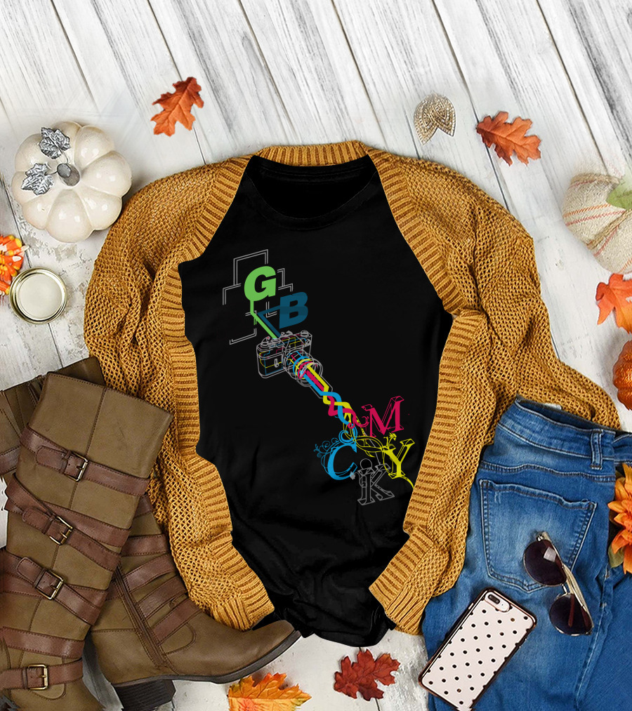 RGB CMYK Color Camera T-Shirt