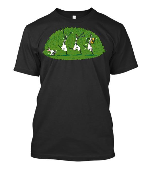Run Away And Keep Going Monty Python Knights Dance Forest T-Shirt