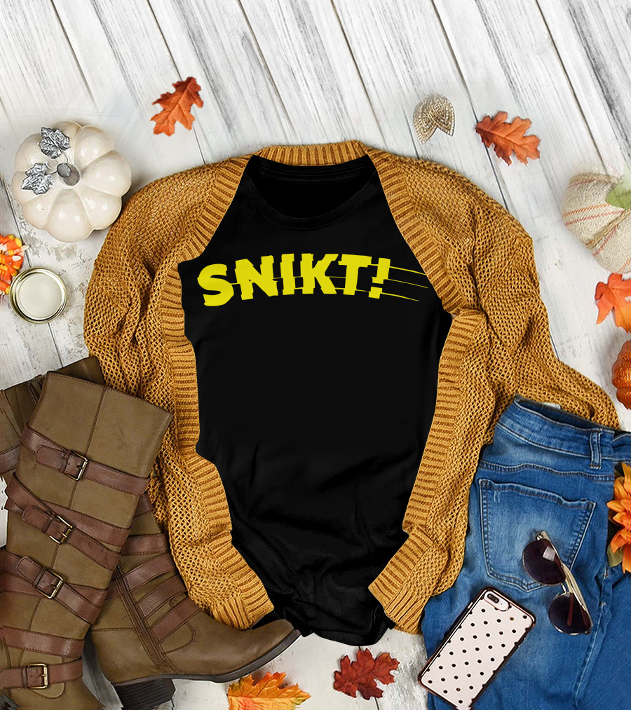 SNIKT Comic Book Sound Effect T-Shirt