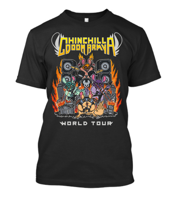 Chinchilla Doom Army World Tour T-Shirt