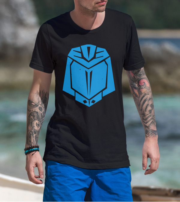 Cobra Commander Decepticon Mono Helmet T-Shirt