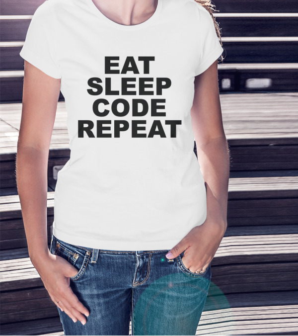 Eat Sleep Code Repeat Computer Programmer T-Shirt