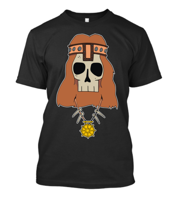Conan The Barbarian Skeleton Warrior Iconic Helmet And Medallion T-Shirt