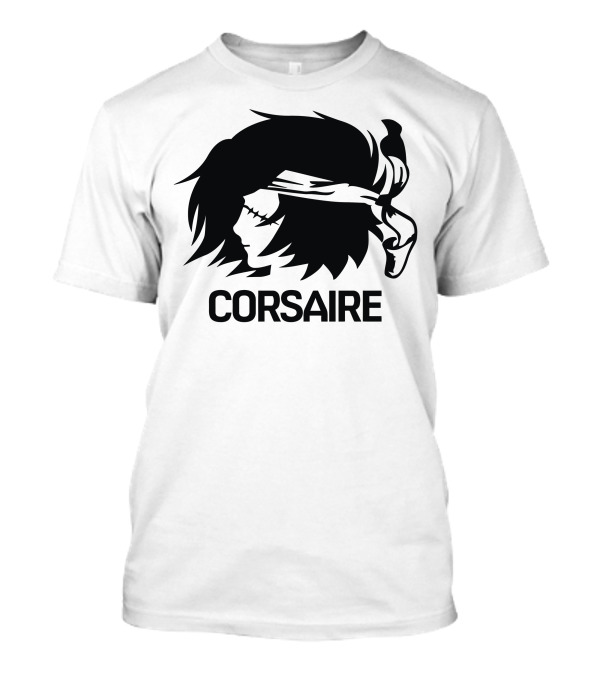 Corsaire Anime Pirate Bandana Headband Profile T-Shirt