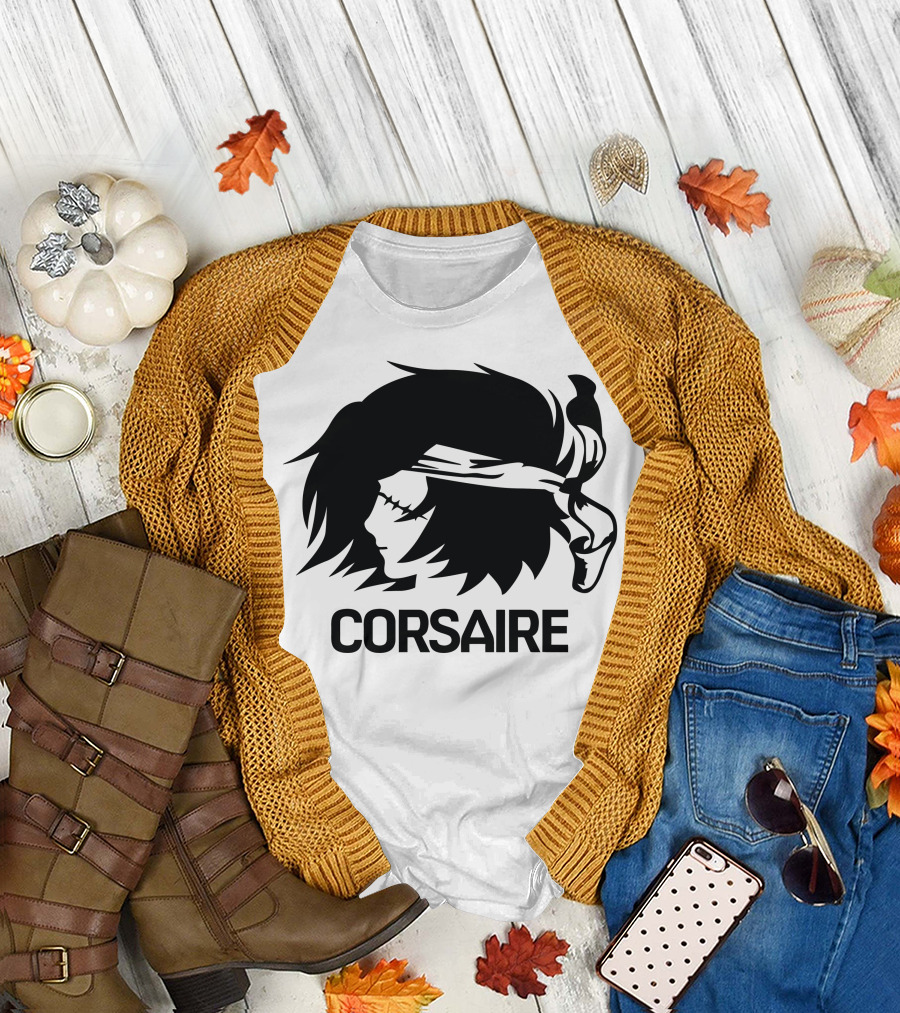 Corsaire Anime Pirate Bandana Headband Profile T-Shirt