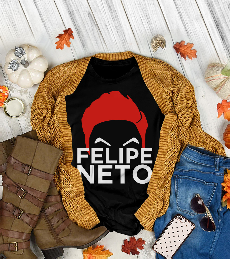 Felipe Neto Red Hair Bold Expression T-Shirt