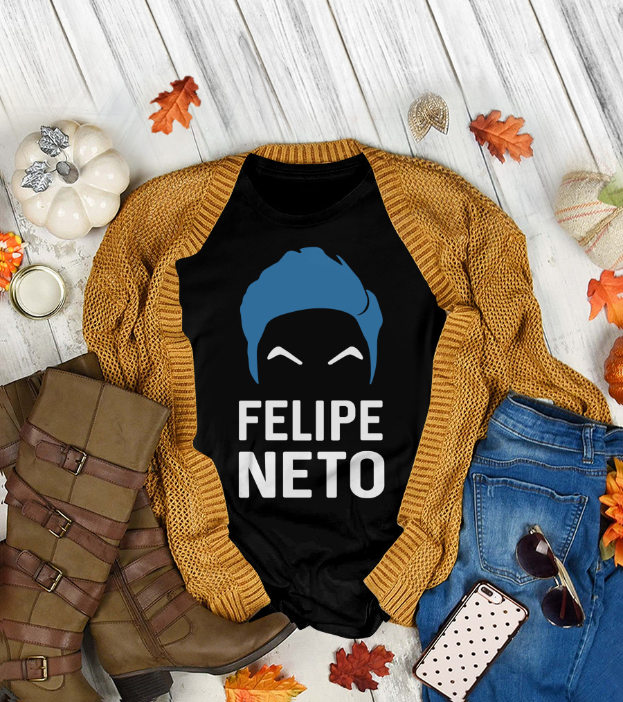Felipe Neto Blue Hair T-Shirt