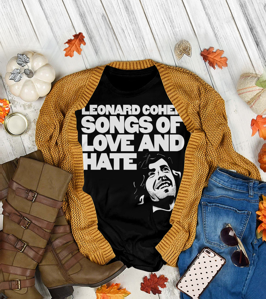 LEONARD COHEN SONGS OF LOVE AND HATE T-Shirt