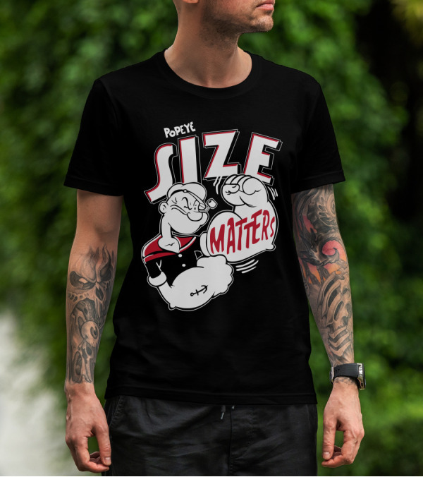 Popeye Size Matters T-Shirt
