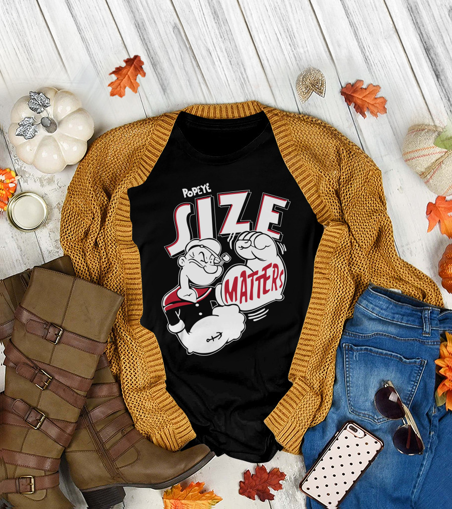Popeye Size Matters T-Shirt