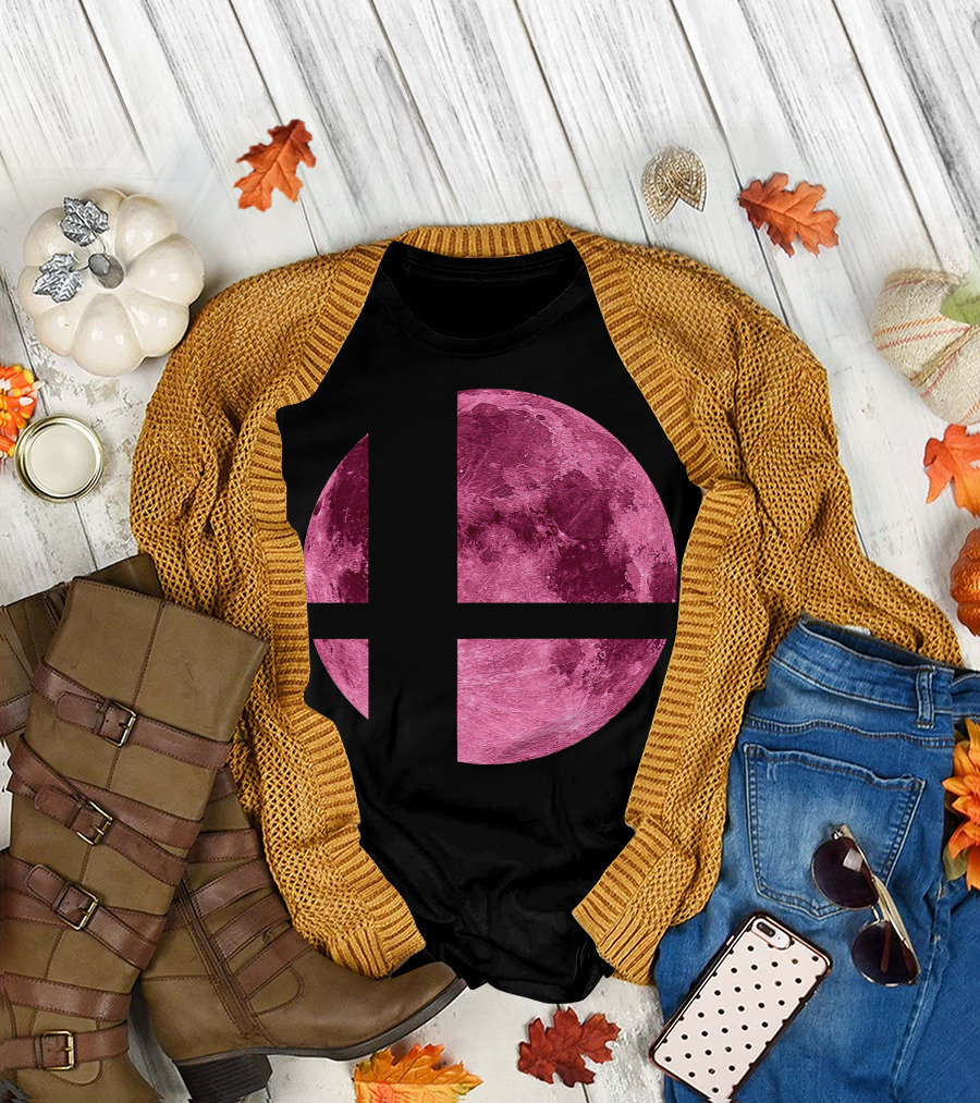 Super Smash Bros Pink Moon T-Shirt