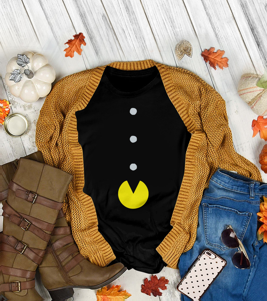 Funny 80s Pac-Man Retro Game Inspired T-Shirt