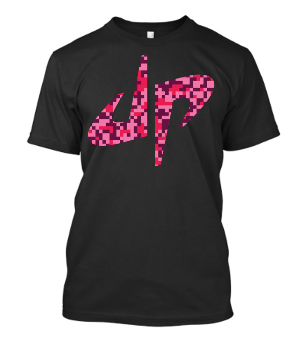 Dude Perfect DP Pink Camouflage Logo T-Shirt