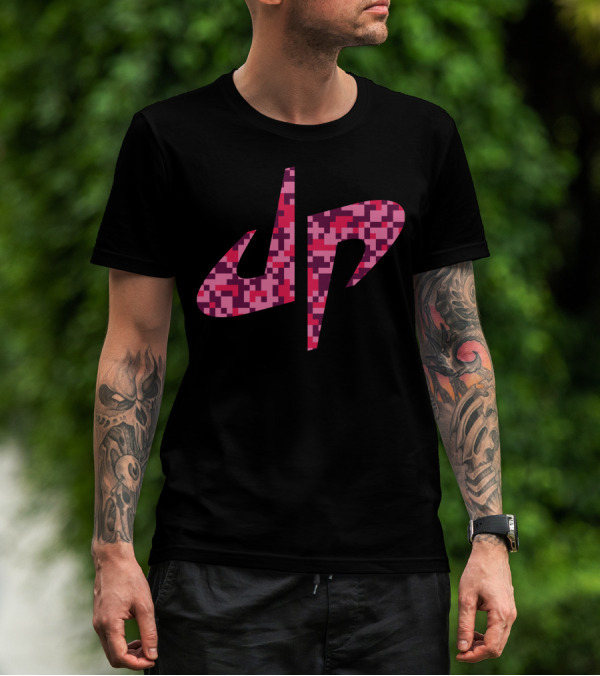 Dude Perfect DP Pink Camouflage Logo T-Shirt