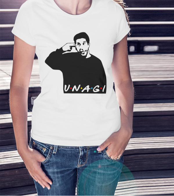Joey Tribbiani Friends Unagi Gesture Iconic Scene T-Shirt