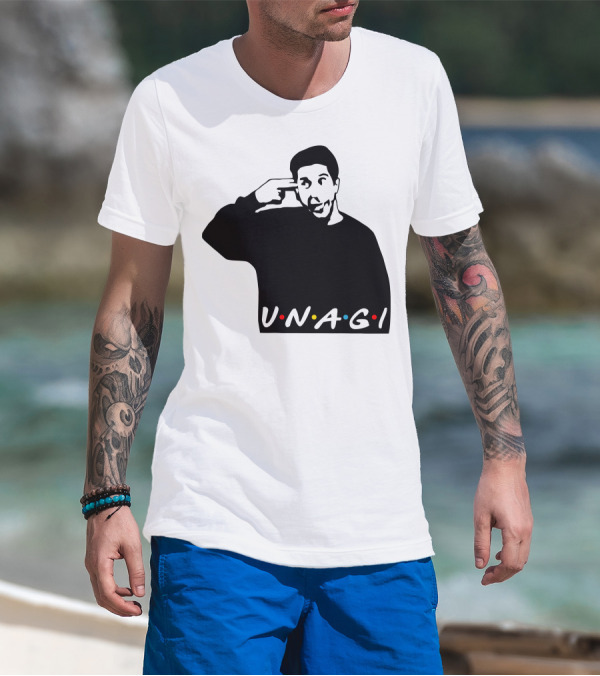 Joey Tribbiani Friends Unagi Gesture Iconic Scene T-Shirt