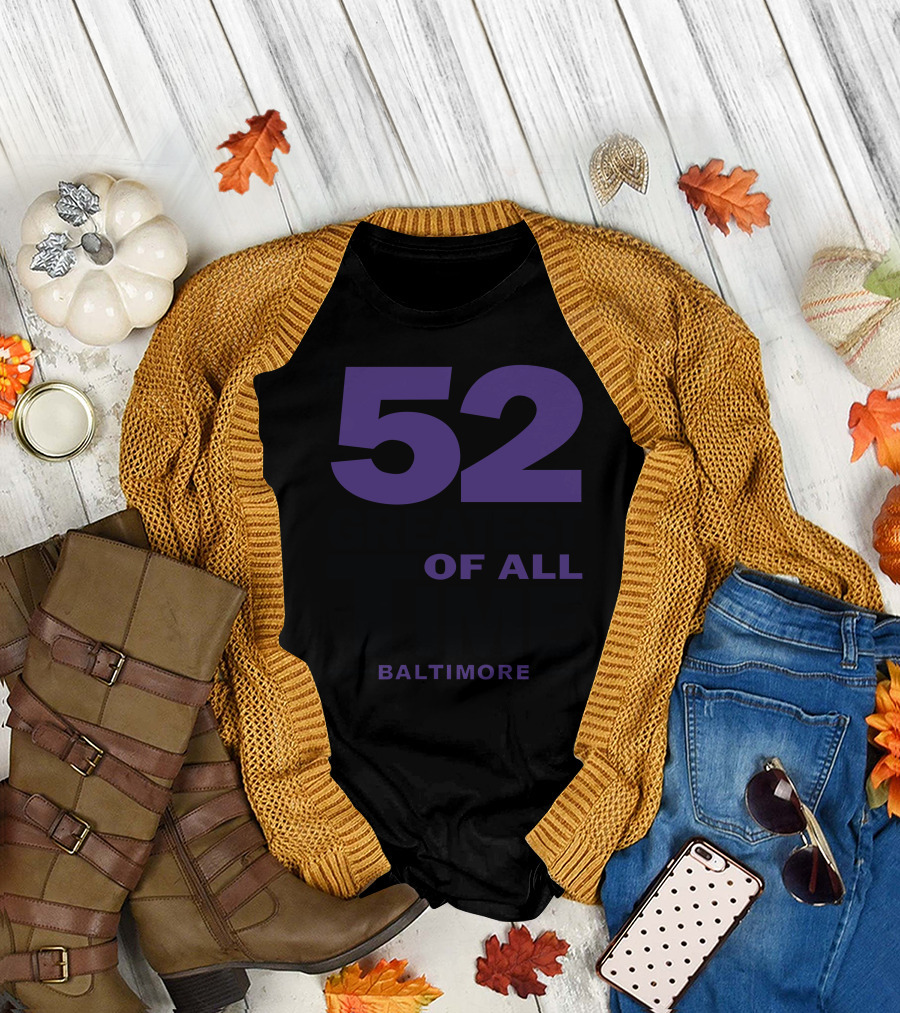 52 Greatest of All Time Baltimore T-Shirt