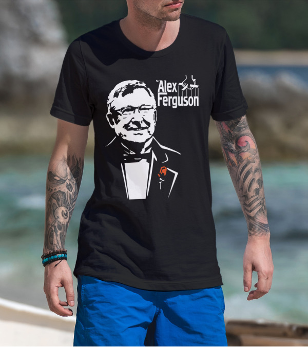 Sir Alex Ferguson Godfather Puppet T-Shirt