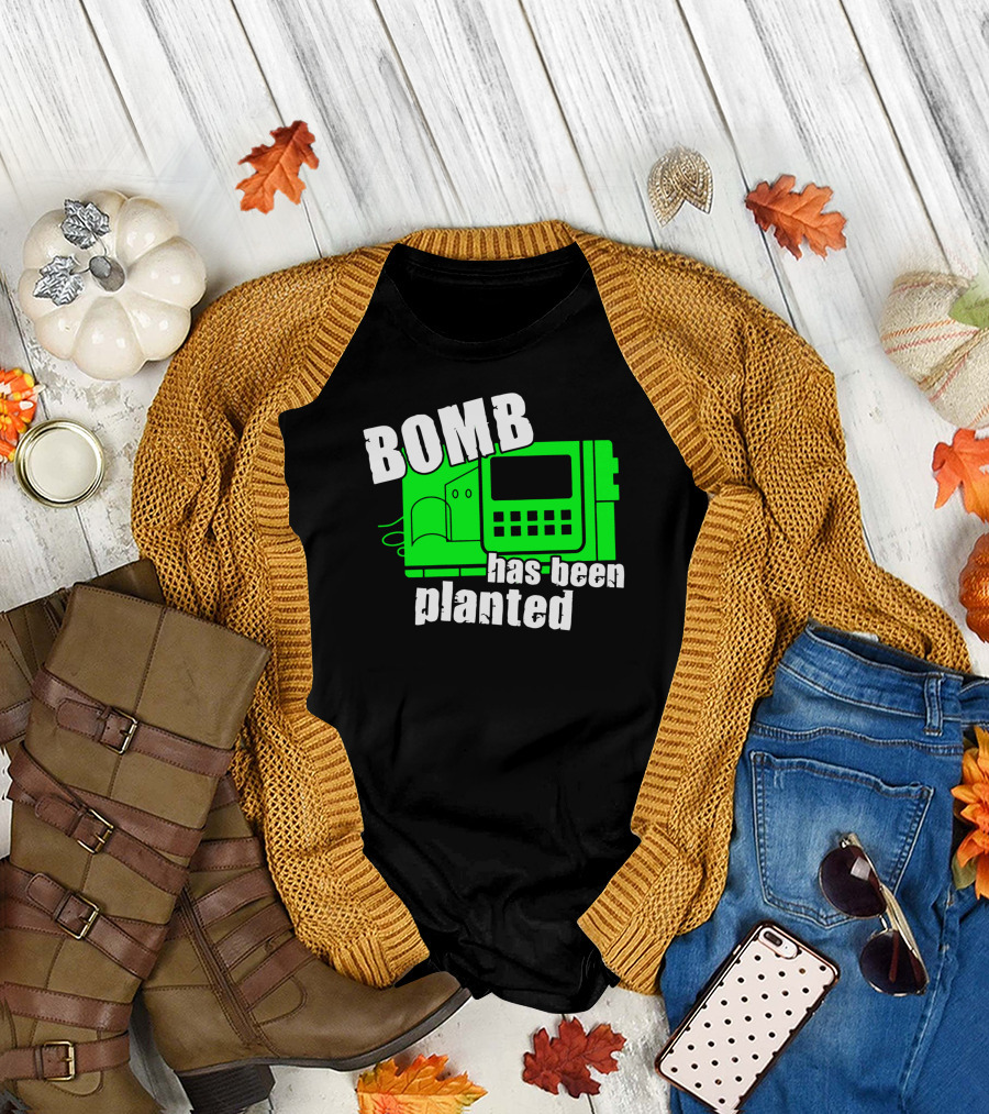 Bomb Has Been Planted Game Reference Countdown Device T-Shirt