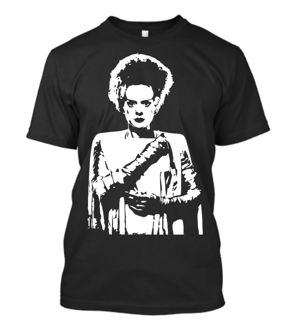 Bride Of Frankenstein Vintage Horror Icon Classic Movie Character T-Shirt