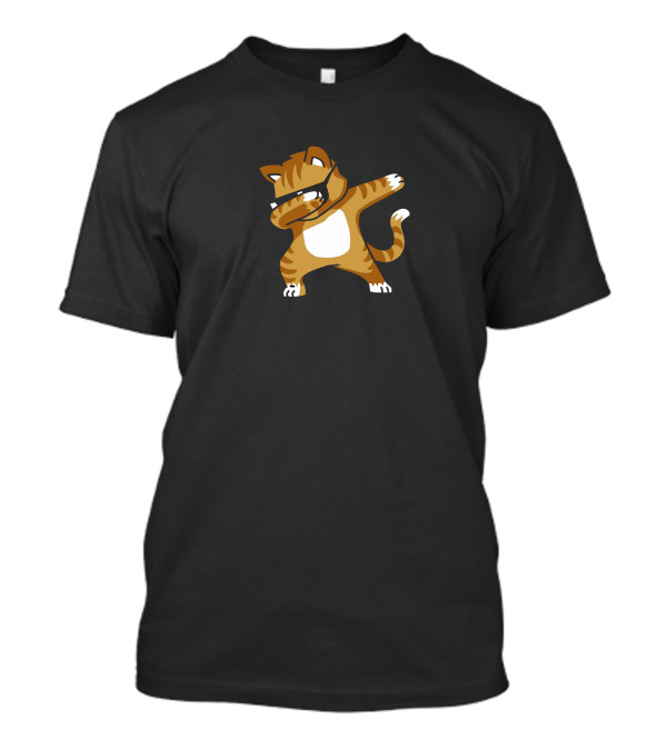 Caramel Dabbing Cat Dance Pose T-Shirt