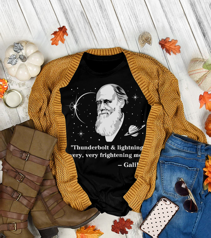 Thunderbolt and Lightning Very Very Frightening Me Galileo T-Shirt