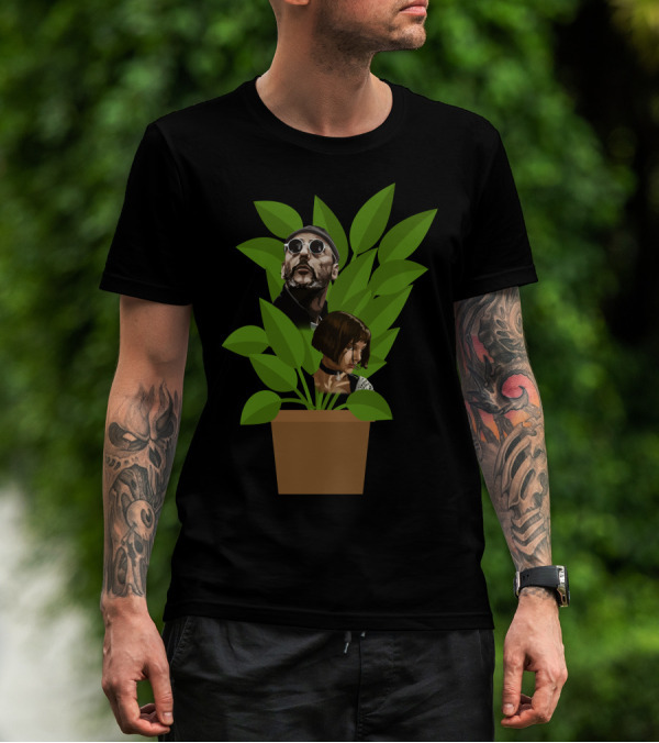 Leon And Mathilda Plant T-Shirt