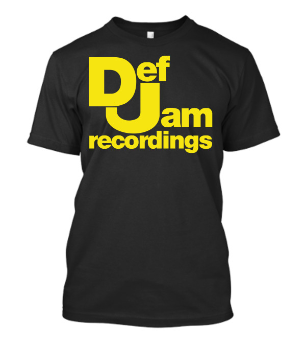 Def Jam Recordings Bold Yellow T-Shirt