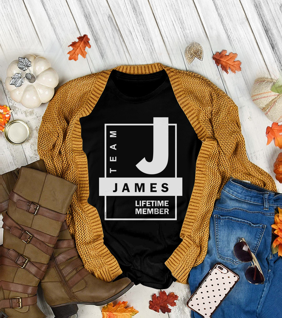 Team James J Lifetime Member T-Shirt