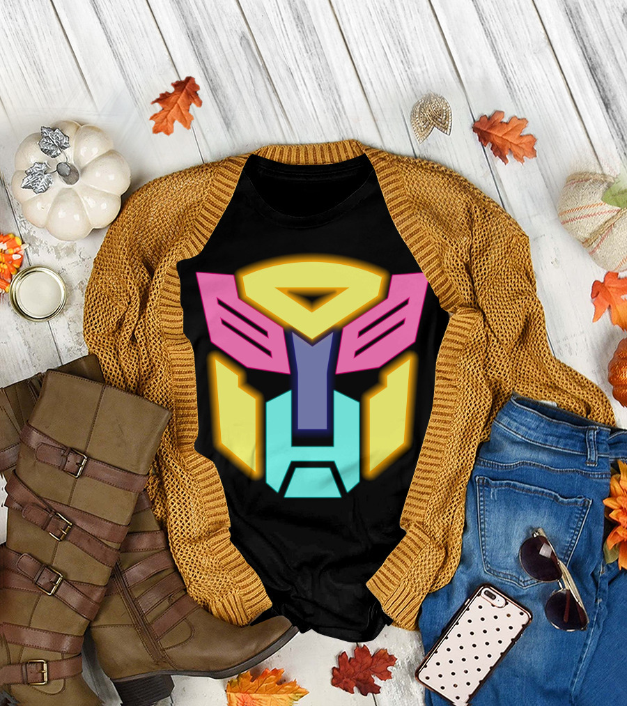 Transformers Neon Autobot T-Shirt